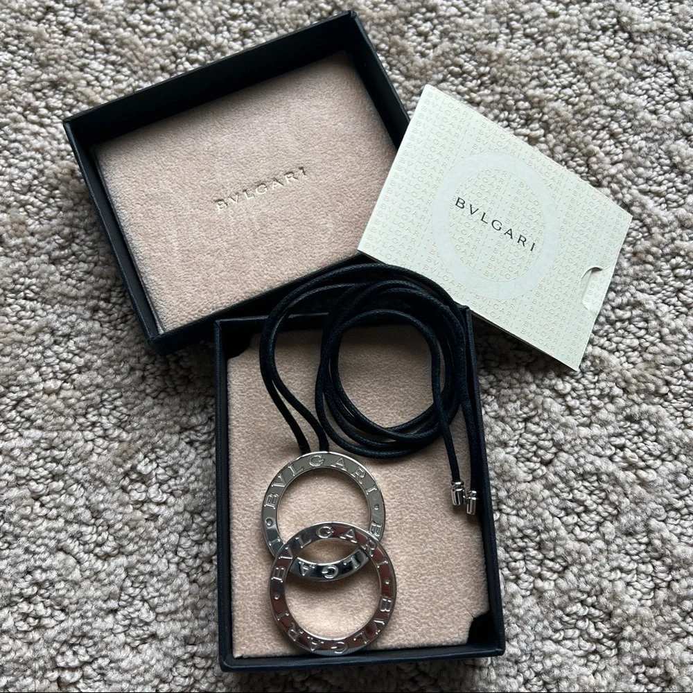 Bulgari Fortuna Grande Pendant Necklace Silver - Picture 1 of 4